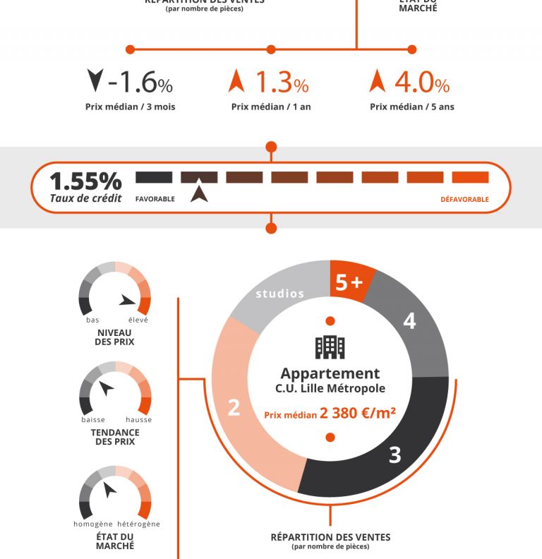 Infographie : Evolution du marche immobilier dans la metropo... - Image 2