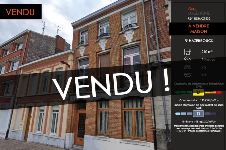 Vente maison à Hazebrouck - Ref.RDHAZ1632 - Image 1