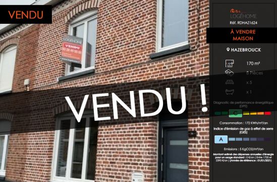 Vente maison à Hazebrouck - Ref.RDHAZ1624 - Image 1
