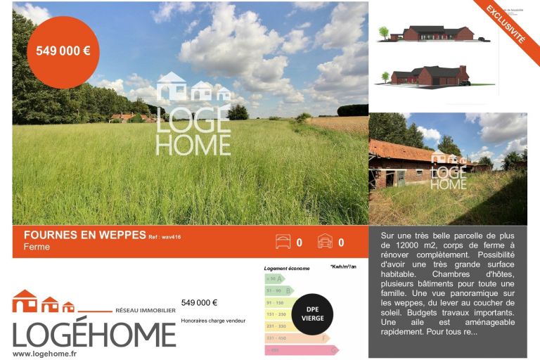 Vente maison à Fournes-en-Weppes - Ref.wav416 - Image 1