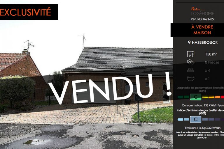 Vente maison à Hazebrouck - Ref.RDHAZ1627 - Image 1