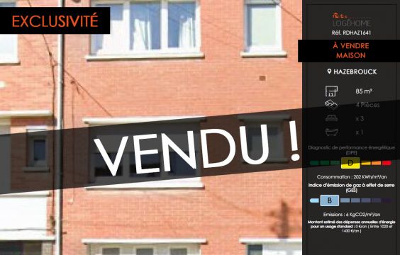 Vente maison à Hazebrouck - Ref.RDHAZ1641 - Image 1