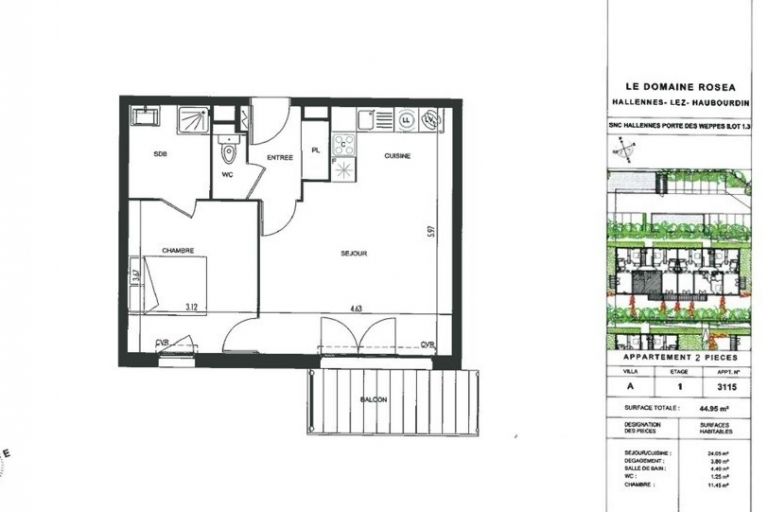 Vente appartement à Hallennes-lez-Haubourdin - Ref.wav431 - Image 2
