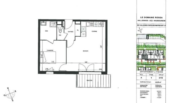 Vente appartement à Hallennes-lez-Haubourdin - Ref.wav431 - Image 2