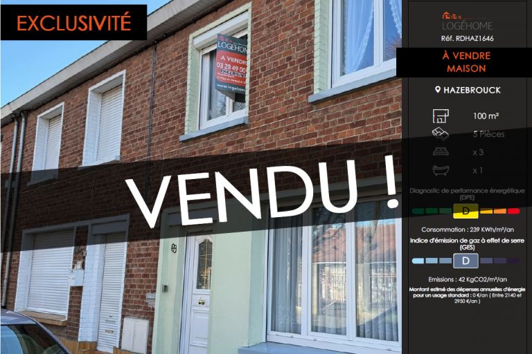 Vente maison à Hazebrouck - Ref.RDHAZ1646 - Image 1