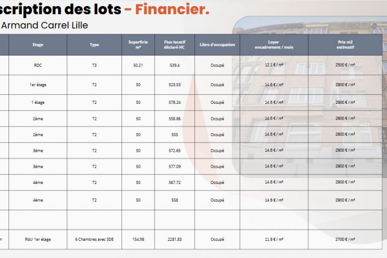 Vente immeuble à Lille - Ref.FLCLIL-58 - Image 2