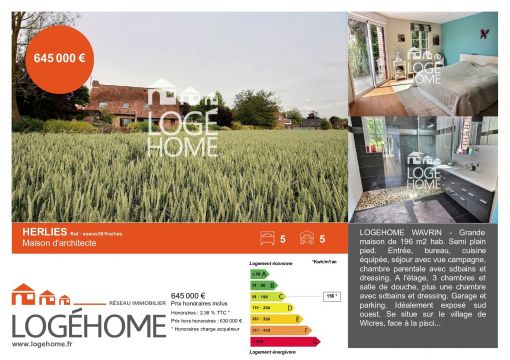 Vente maison à Herlies - Ref.eswav391herlies - Image 1