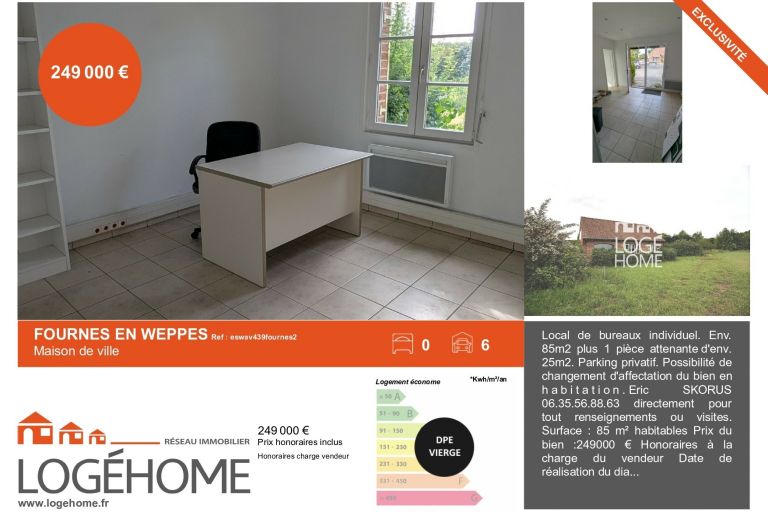 Vente maison à Fournes-en-Weppes - Ref.eswav439fournes2 - Image 1