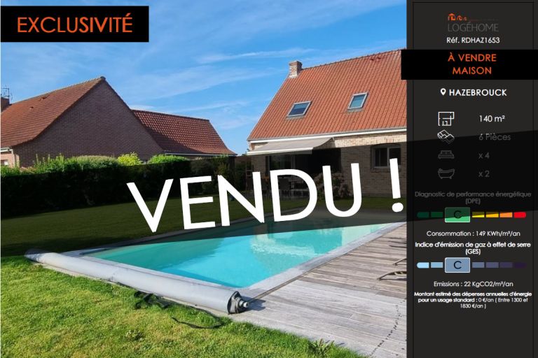 Vente maison à Hazebrouck - Ref.RDHAZ1653 - Image 1