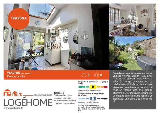 Vente maison à Wavrin - Ref.eswav411 - Image 1