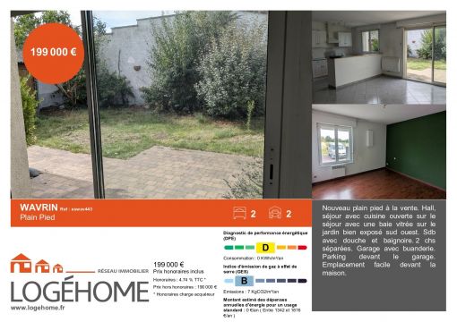 Vente maison à Wavrin - Ref.eswav443 - Image 1