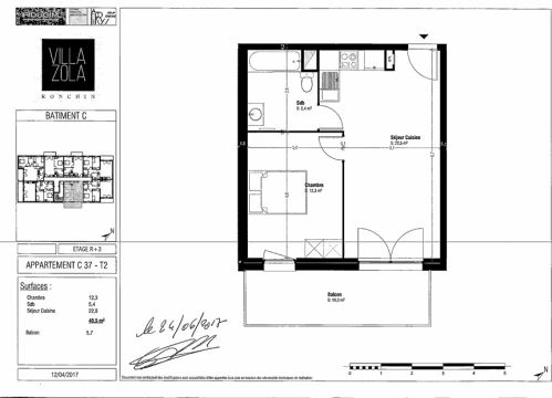 Vente appartement à Ronchin - Ref.MDRON1756 - Image 2